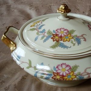 Vintage Continental Ivory Bavaria Vegetable Bowl